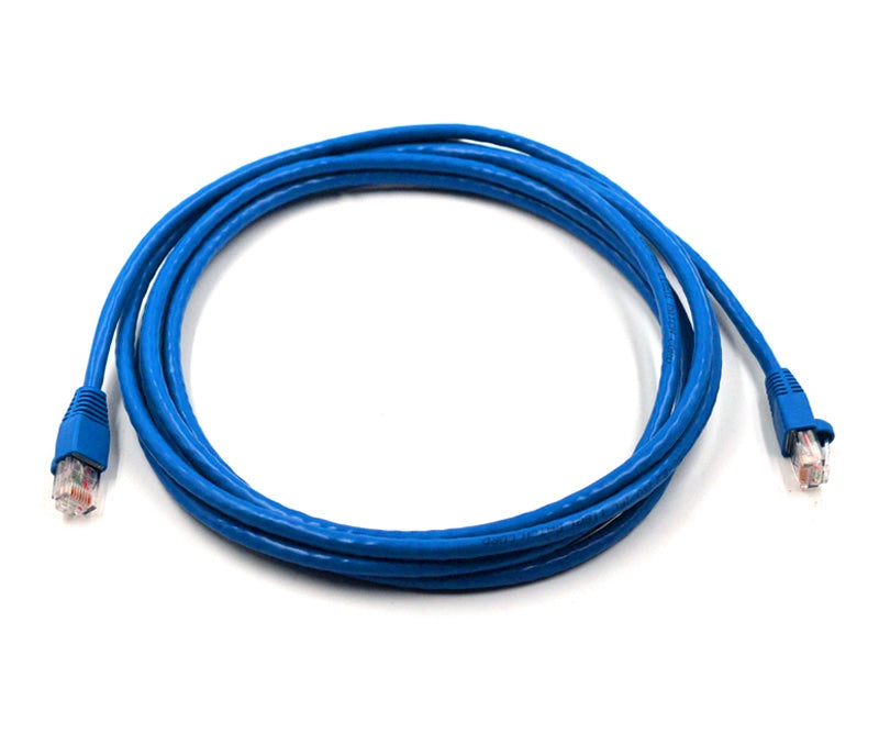 Cat6a Snagless Shielded (SFTP) PVC CMX Ethernet Network Patch Cable.Blue