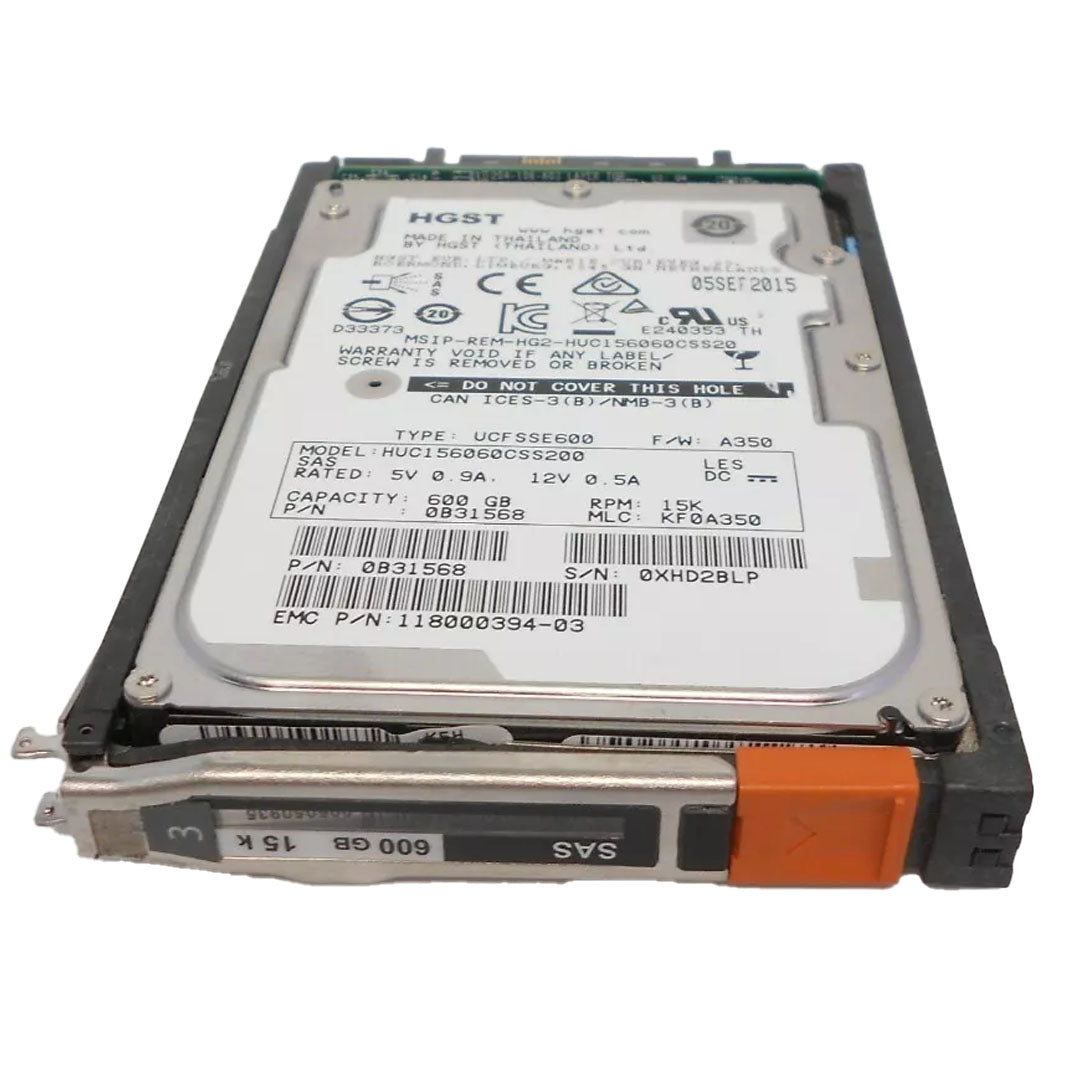 Dell Unity 2.5" 1.8TB 10K SAS 12Gbps HDD | 005053142