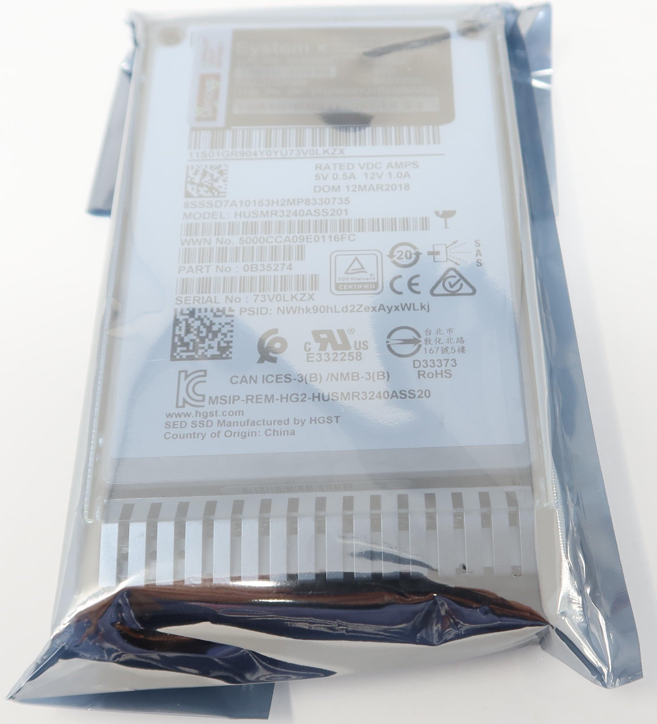 01GR906 01GR905 Lenovo 400GB 12G SED 2.5" SAS SSD