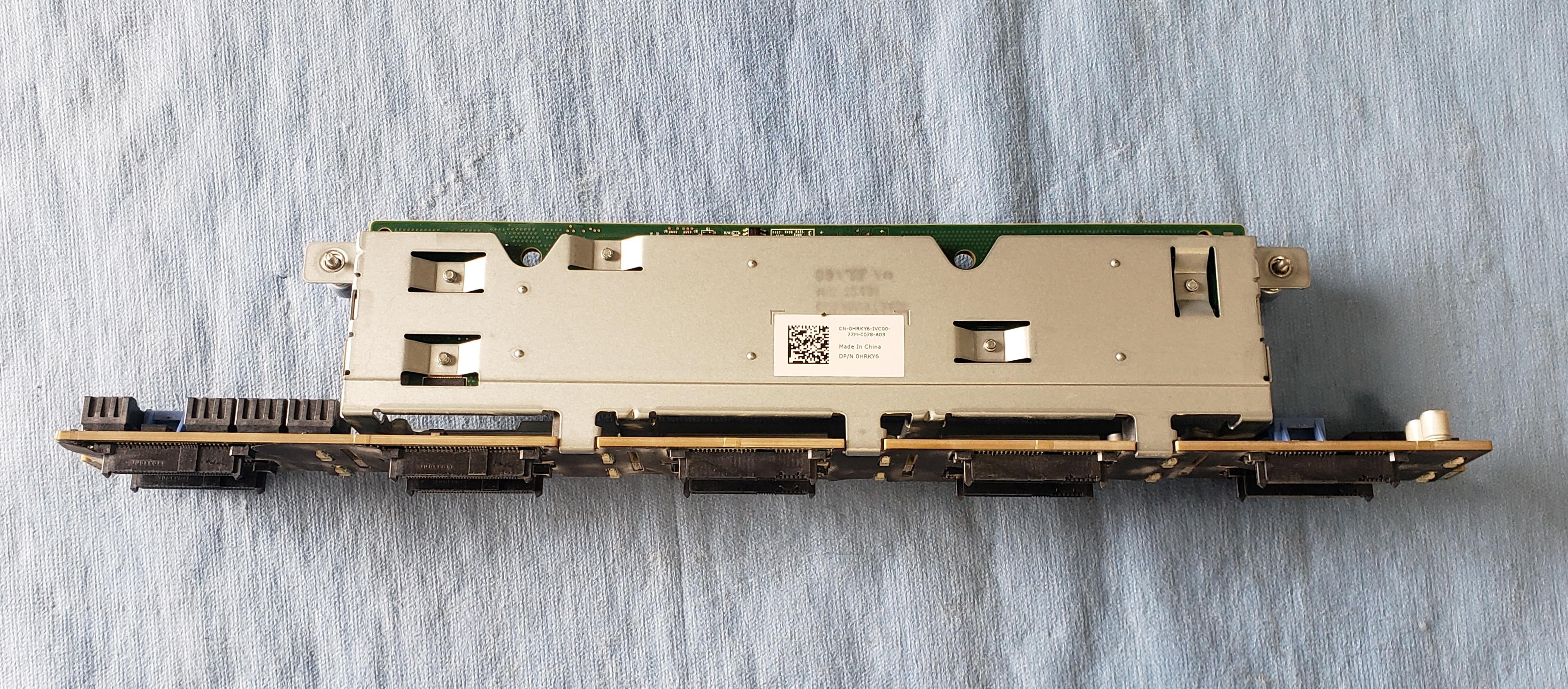 Dell 22VC9 PowerEdge R630 10x 2.5” Expander Board / Backplane Assembly w/ Cables