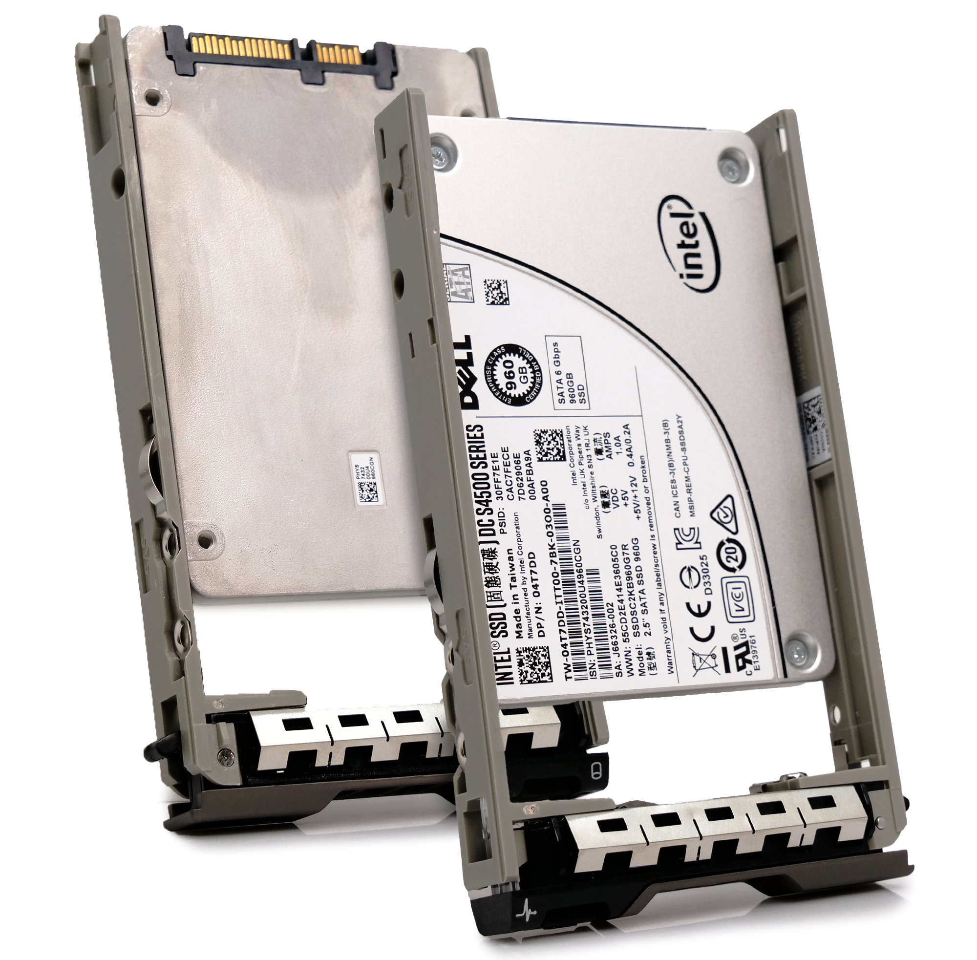 Dell G13 SSDSC2KB960G7R 04T7DD 960GB 1 DWPD SATA 6Gb/s 3D TLC 2.5in Refurbished SSD