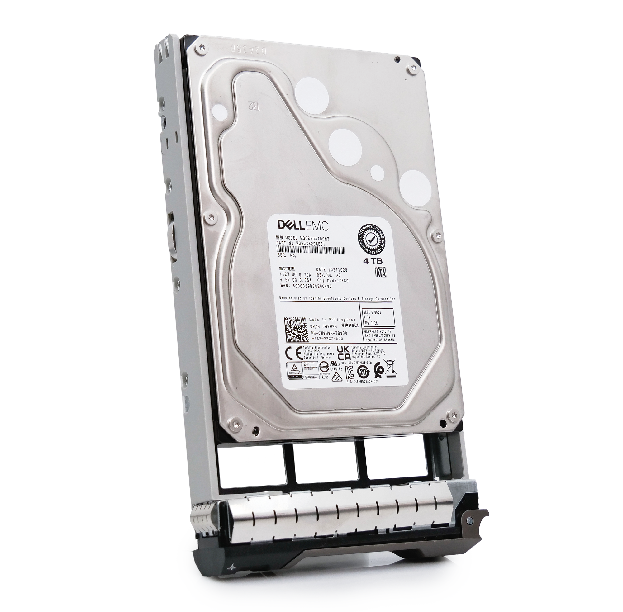Dell G13 400-AHLG 4TB 7.2K RPM SATA 6Gb/s 512n 3.5in Hard Drive