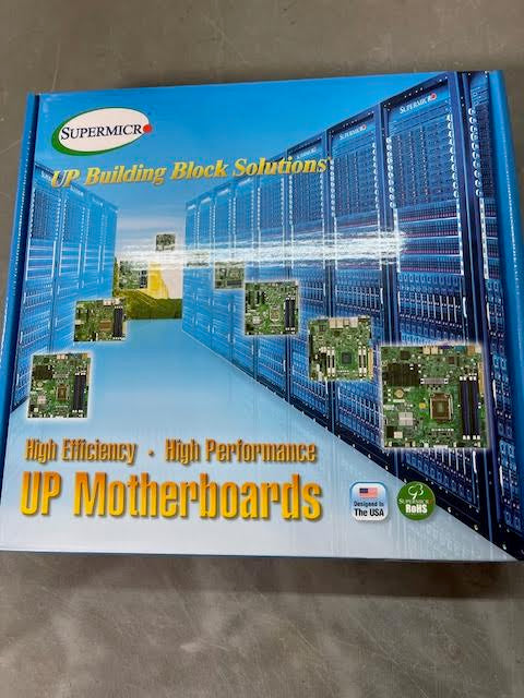 Supermicro X11SCL-F Socket LGA1151 E-2100 C242 128GB DDR4 PCIE mATX Server Motherboard including accessories in Retail Box