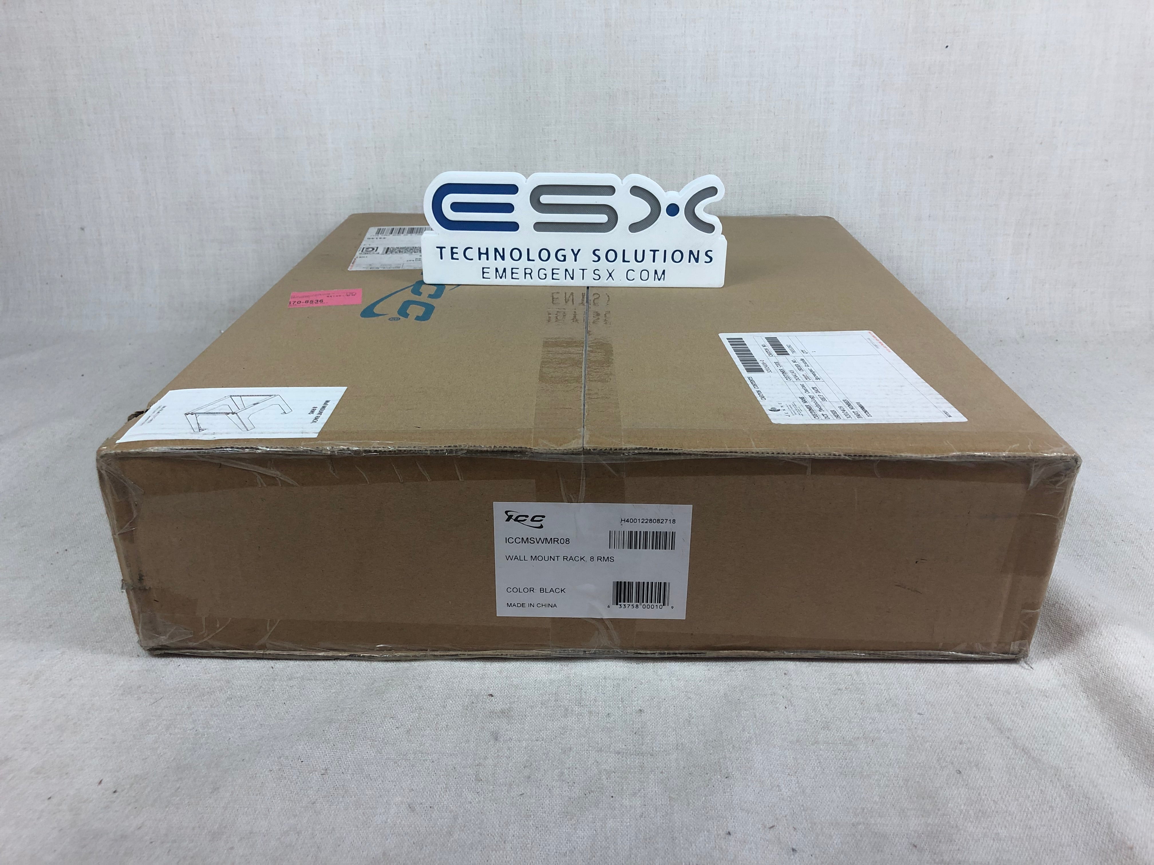ICC 8U 19” Wide Wall Mount Rack Enclosure 18” Depth ICCMSWMR08