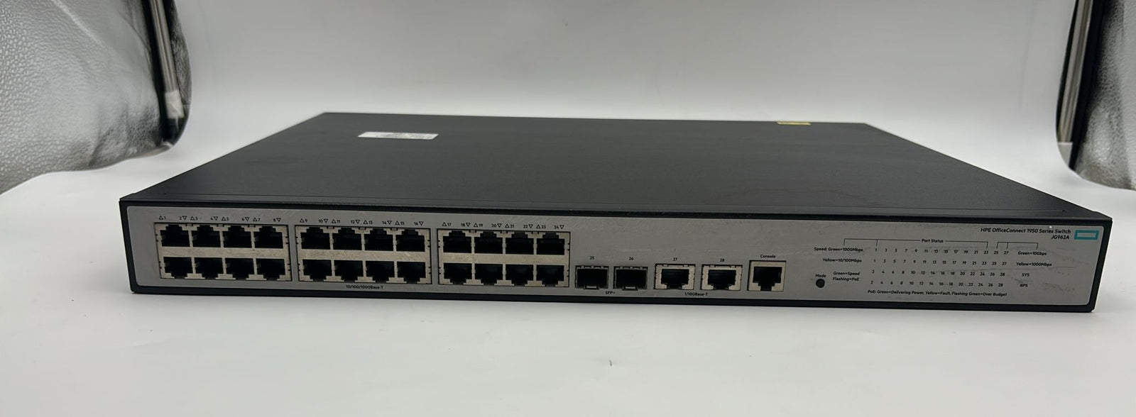 HPE JG962A OfficeConnect 1950 24G 2SFP+ 2XGT PoE+ 370W Switch | Alo Tech Solutions
