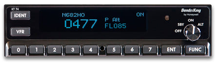 BendixKing KT 74 ADS-B Mode S Transponder For Certified Aircraft - WAAS GPS Nav Required