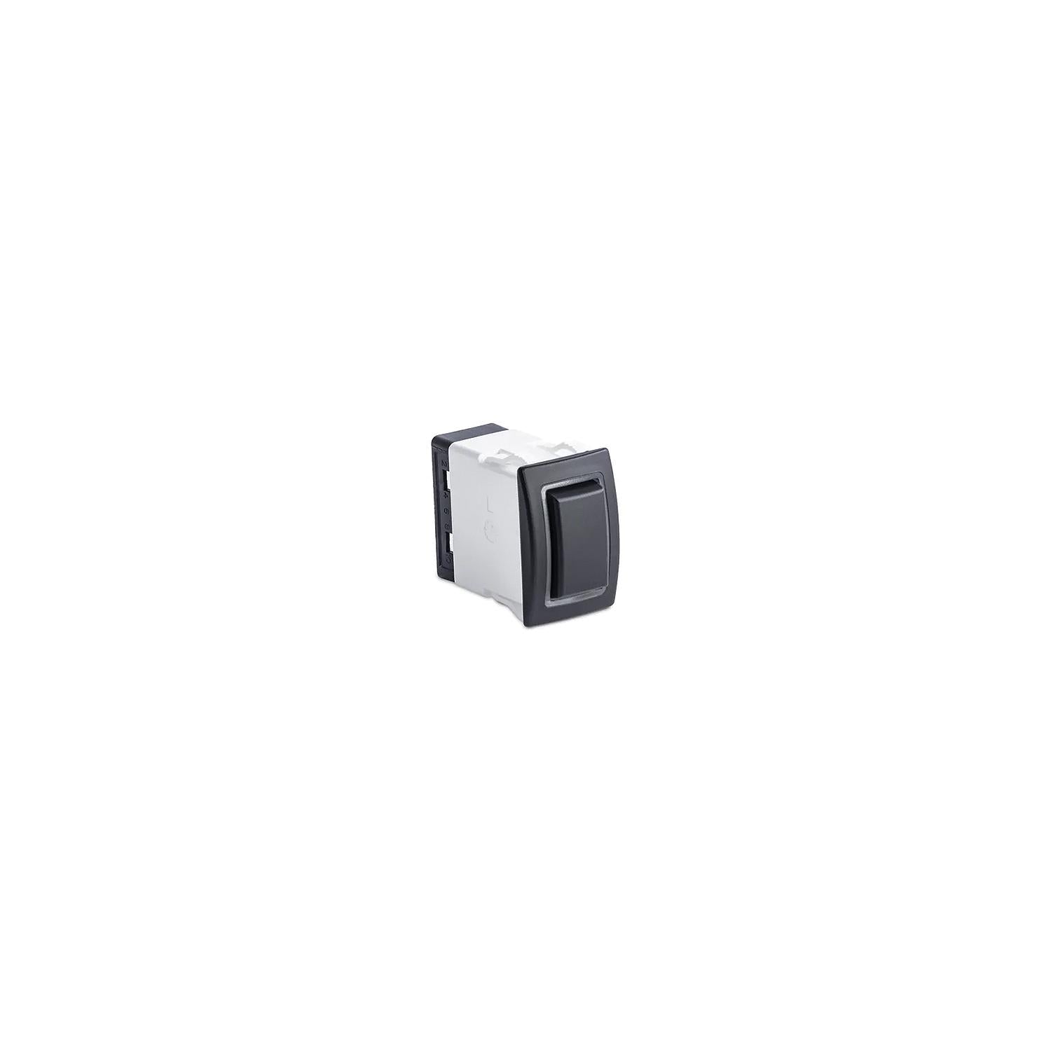 Sierra RK40610B Rocker Switch w/Halo LED Light, ON OFF, SPST, Blue