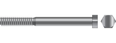 Seachoice SC30098 Cap Screw Hex Head, 3/8"-16 x 1"