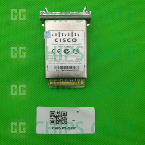 Genuine Cisco CVR-X2-SFP V02 TwinGig Converter Module