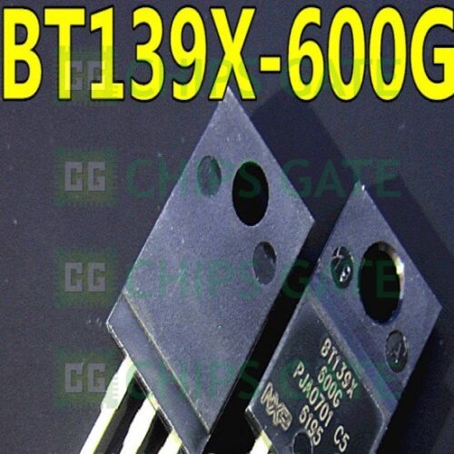 3PCS BT138-600G,127 TRIAC 600V 12A TO220AB BT138-600G 138 BT138