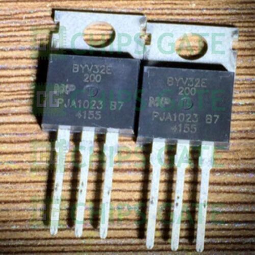 3PCS BYV32E-200,127 DIODE FAST DUAL 20A 200V TO220AB BYV32E-200 BYV32 32E