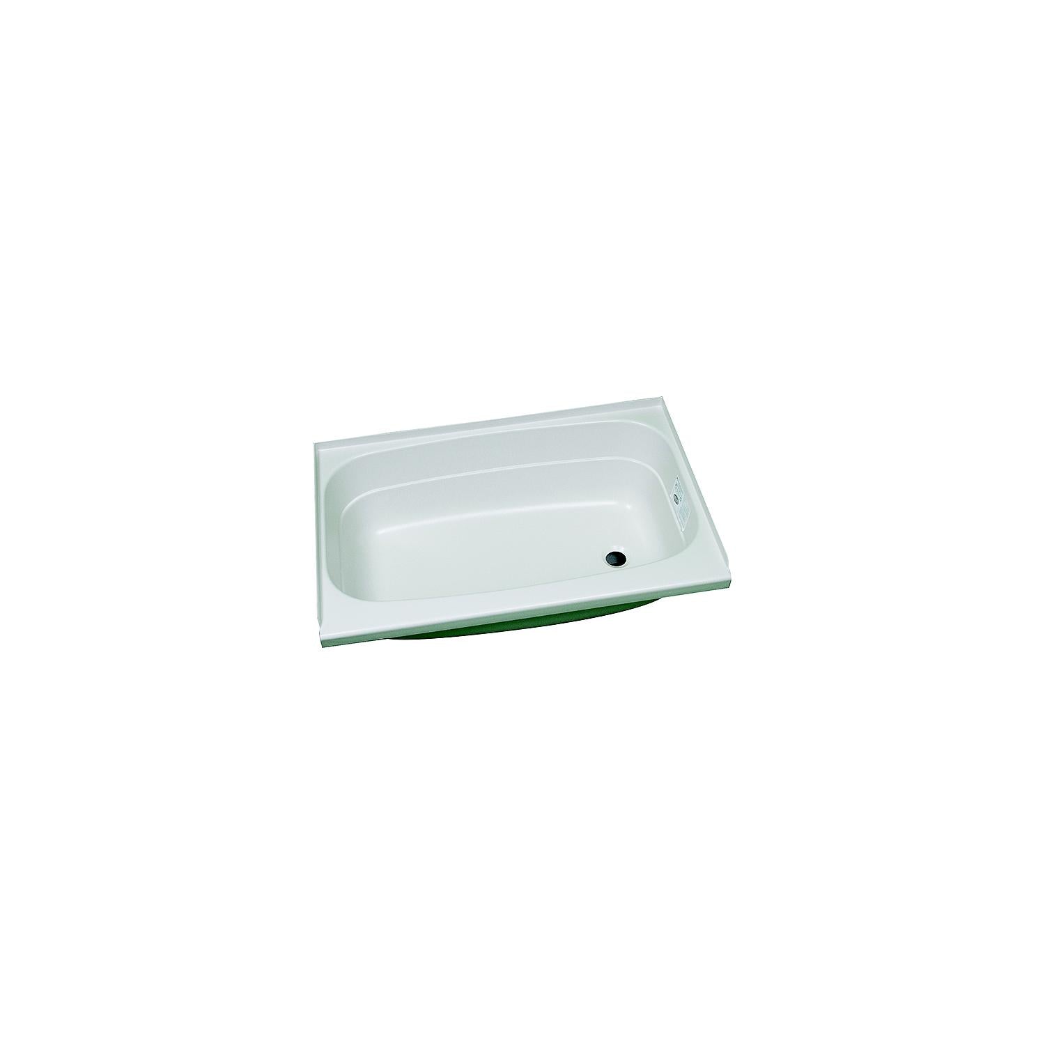 Specialty Recreation BT2436WR Right Drain Bathtub, 24" x 36", White
