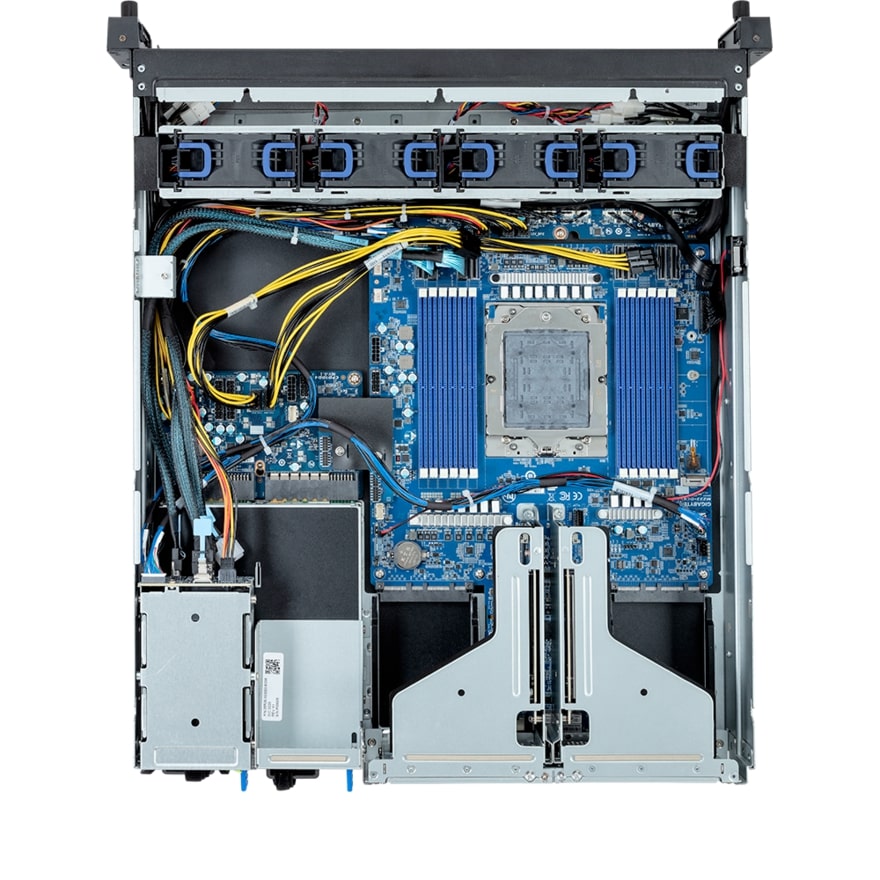 Gigabyte E263-Z30 2U Rackmount Single Socket 4th Gen AMD GENOA Server - Short Depth Edge Platform - Redundant PSU