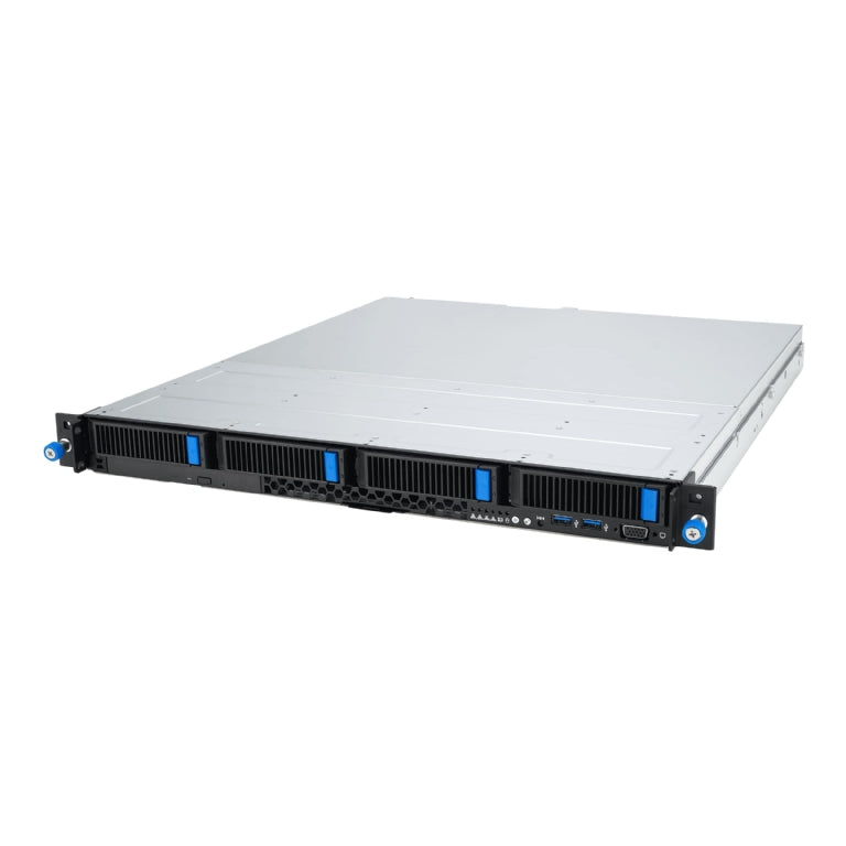 ASUS RS300-E12-PS4 1U Rackmount Xeon E-2400 Series Server - 4x Hot-Swap Bays - Dual Gigabit LAN - Single PSU