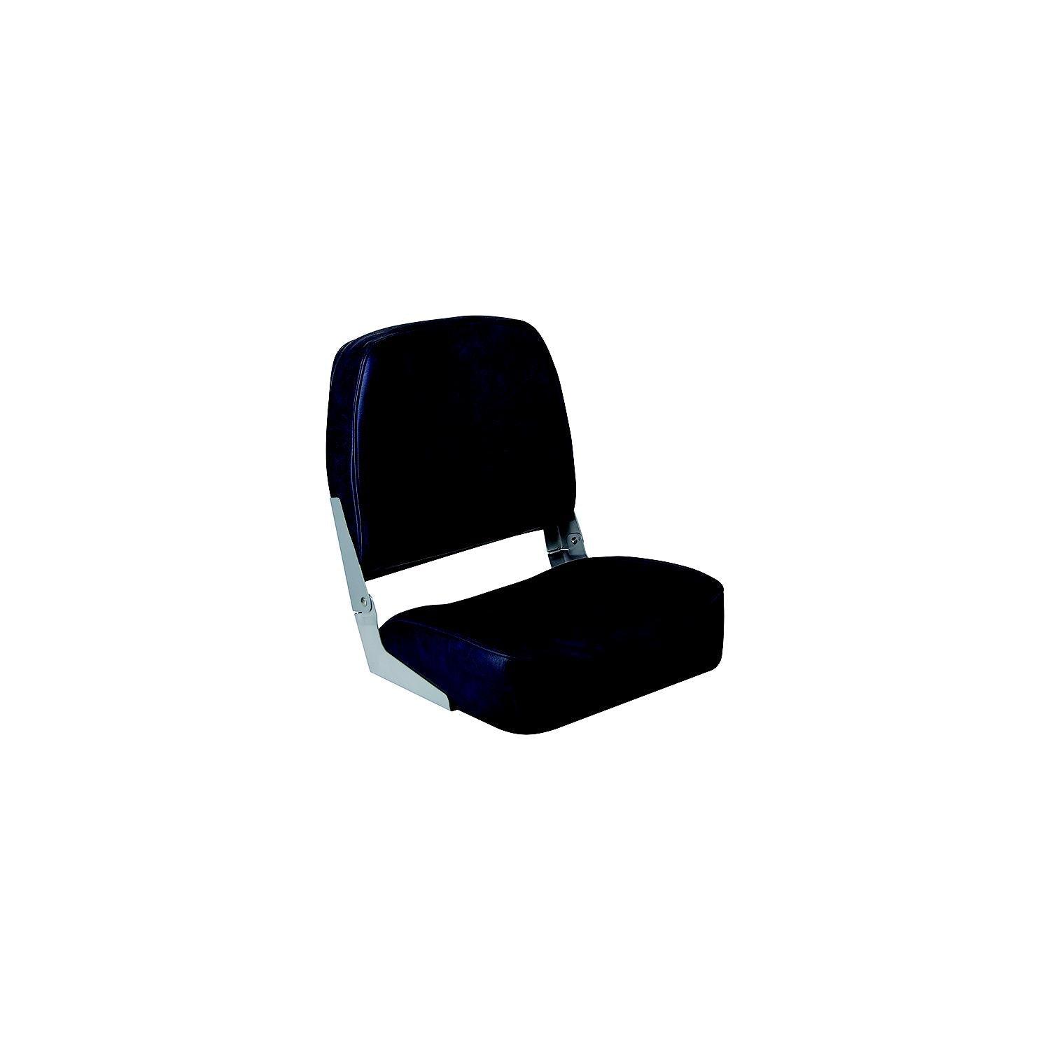 Wise Seats 3313-711 Wise Promotional Marine Grade Vinyl 16.25" D × 16" W × 18", H Low Back Boat Seat, Navy