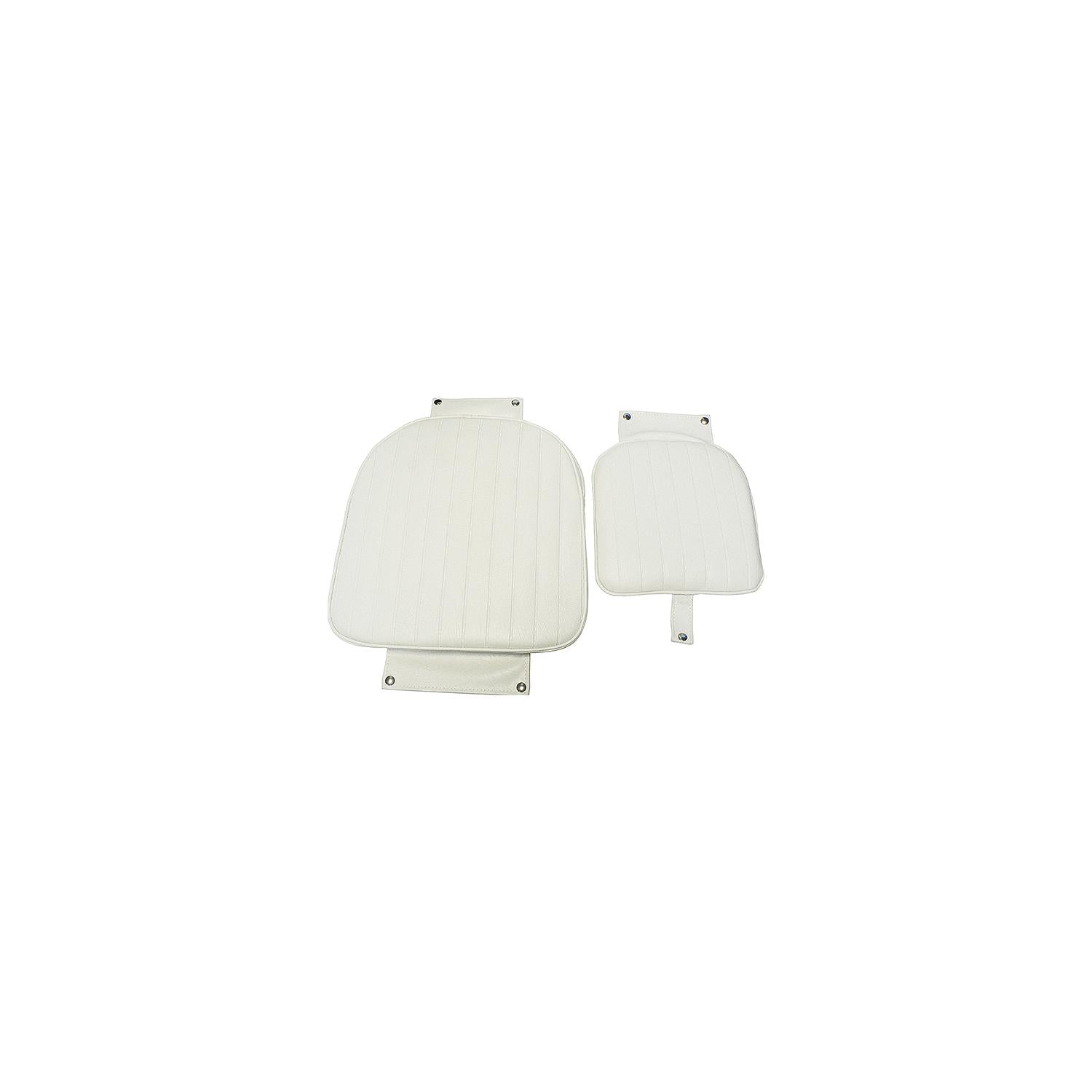 Springfield 1001408-L Admiral Fixed Height Chair Package, White, Includes Seat, Low Profile Armrest, Pedestal, Floor Base, Mounting Plate