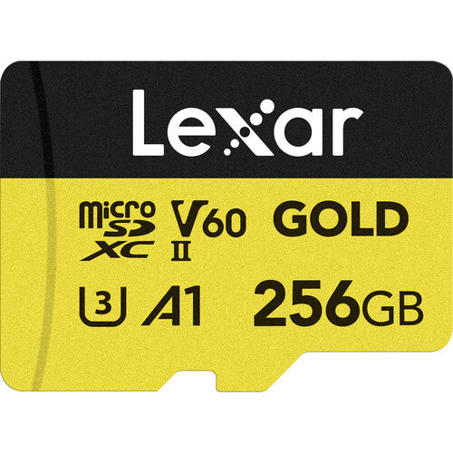 Lexar 256GB Micro SDXC UHS-II V60 U3 Memory Card
