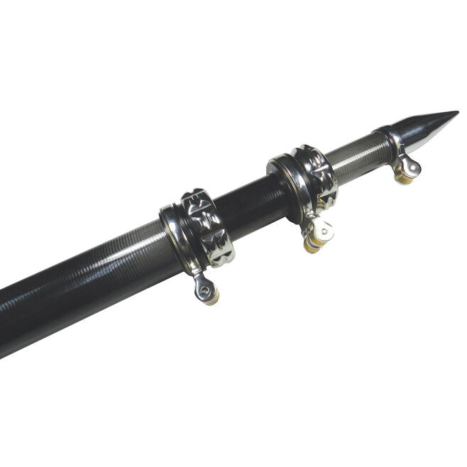 Taco Metals OT-3160CF Taco Carbon Fiber Tele-Outrigger Pole, 16', 1 pr.