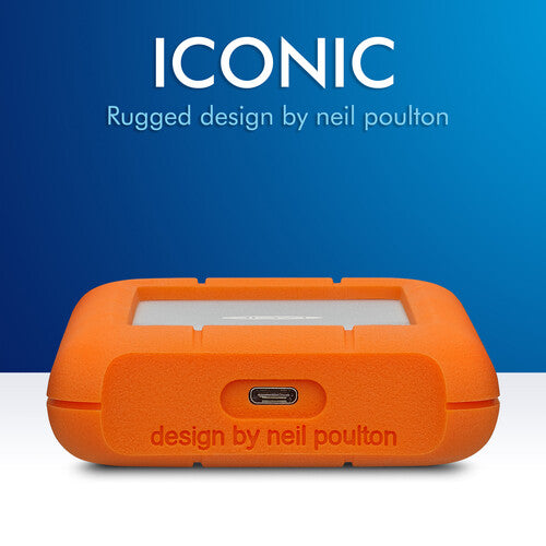 LaCie 5TB Rugged USB-C 3.2 Gen 1 External Hard Drive