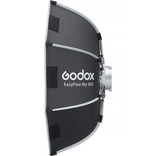 Godox EazyFlow Bty 65S Collapsible Beauty Dish (Black/Silver, 25.5"/64.8cm)