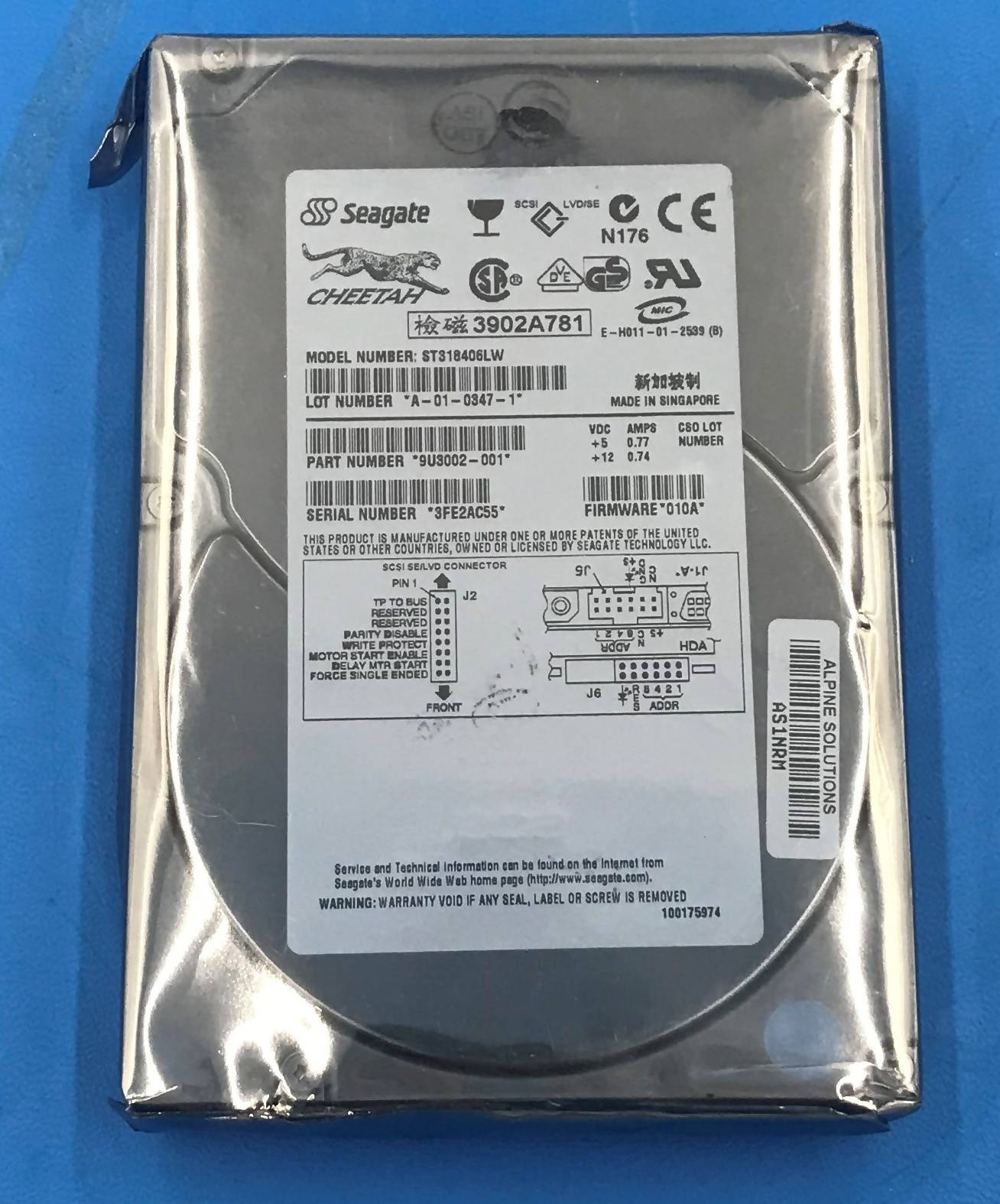 18.4GB HDD SCSI (5213884LW/ST318406U SIEMENS