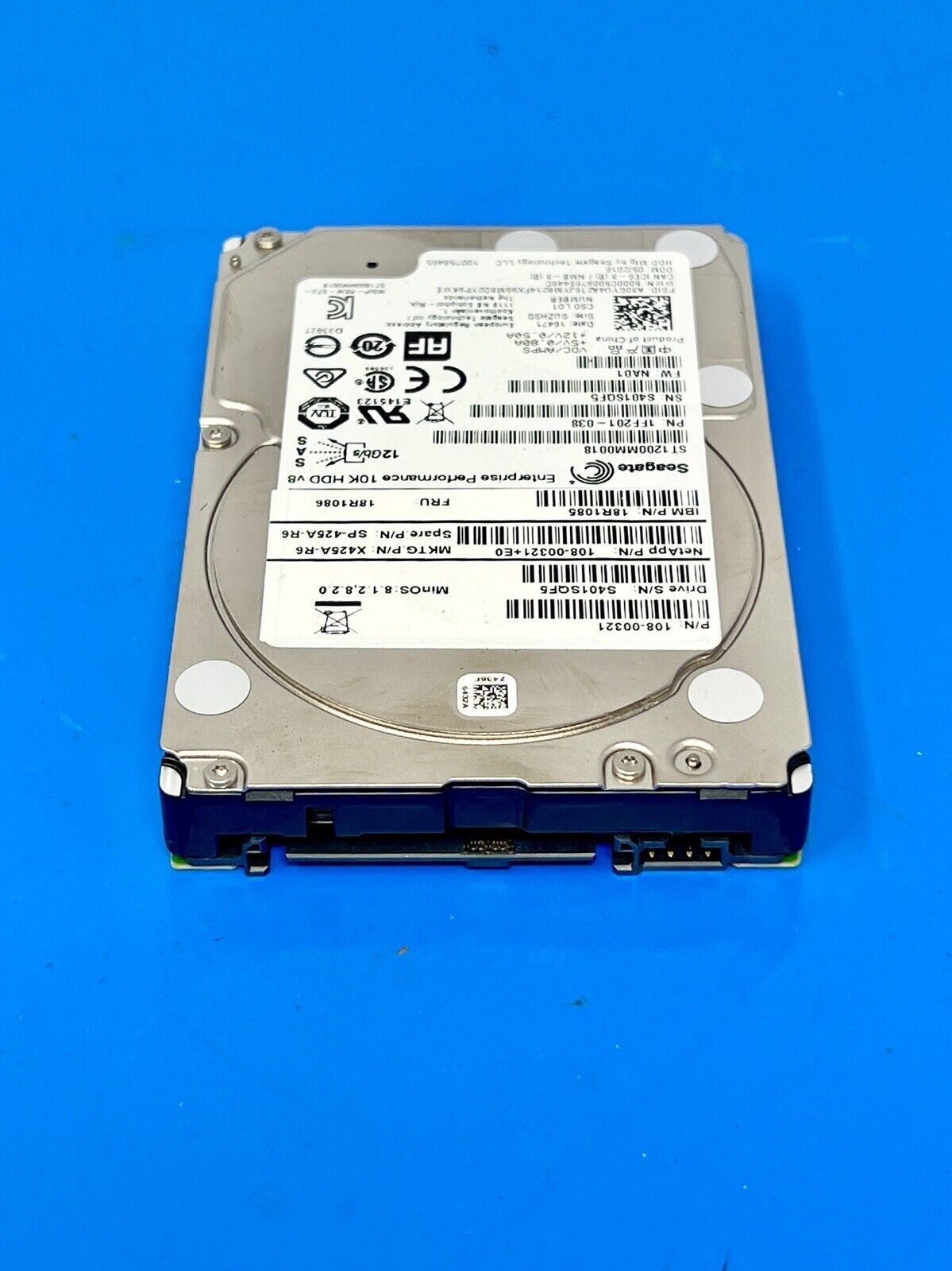 1FF200-039 - Disco duro Seagate Enterprise Performance 10K.8 1,2 TB 10000 RPM SAS 12 Gb/s 128 MB de caché (512n) de 2,5 pulgadas