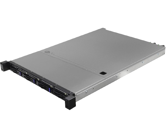 ASRock 1U4L4E-GENOA/2T 4-Bay SFF NVMe + 4-Bay LFF SATA 1U Server