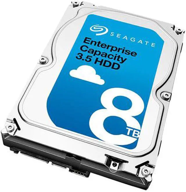 Seagate Enterprise Capacity 3.5'' HDD 8TB 7200 RPM 512e SAS 12Gb/s 256MB Cache Internal Hard Drive ST8000NM0075