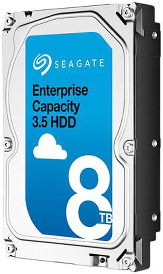 Seagate Enterprise Capacity 3.5'' HDD 8TB 7200 RPM 512e SAS 12Gb/s 256MB Cache Internal Hard Drive ST8000NM0075