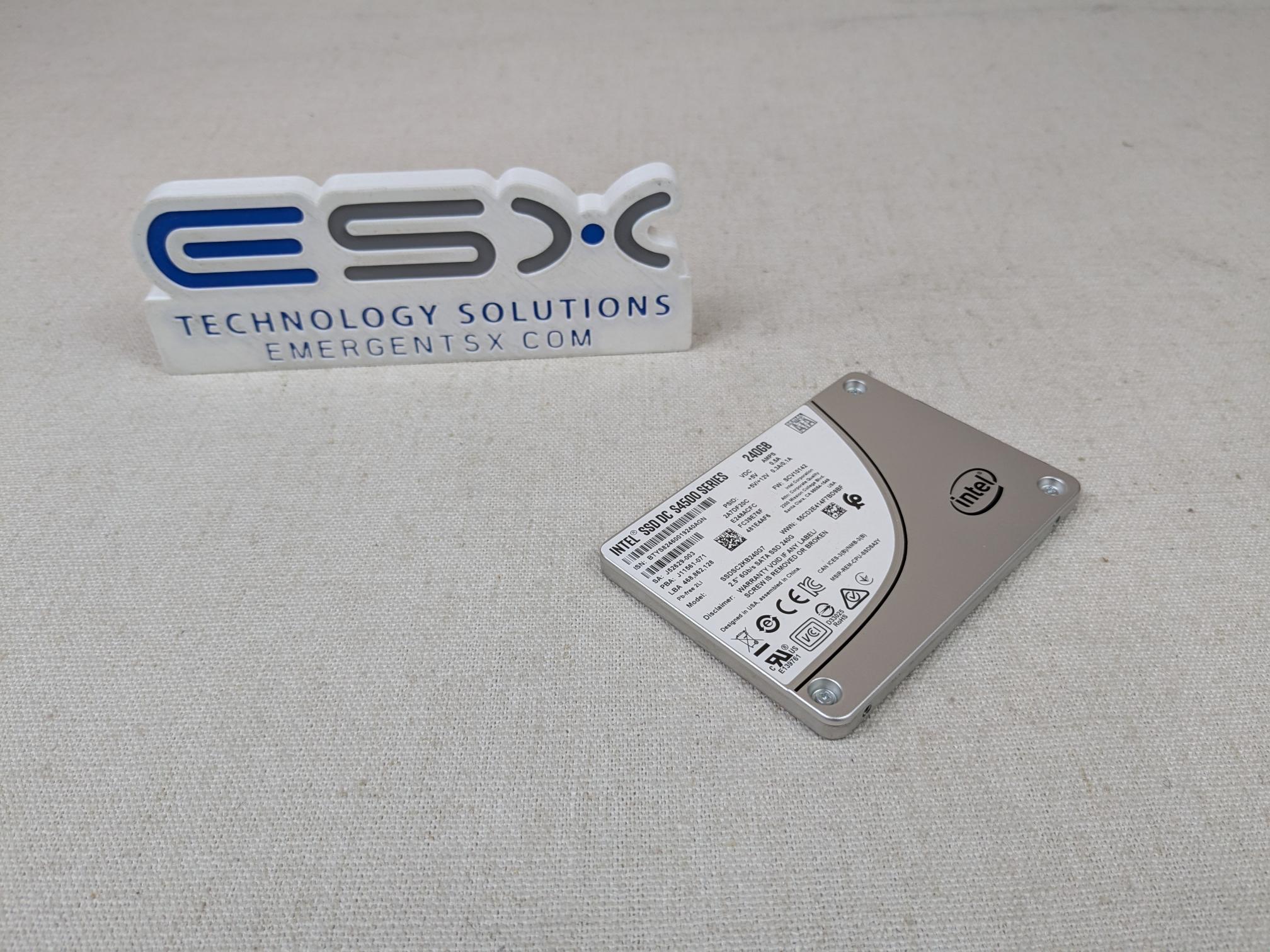 Intel SSDSC2KB240G7 DC S4500 Series 240GB 6Gb/s 2.5" SATA SSD TLC