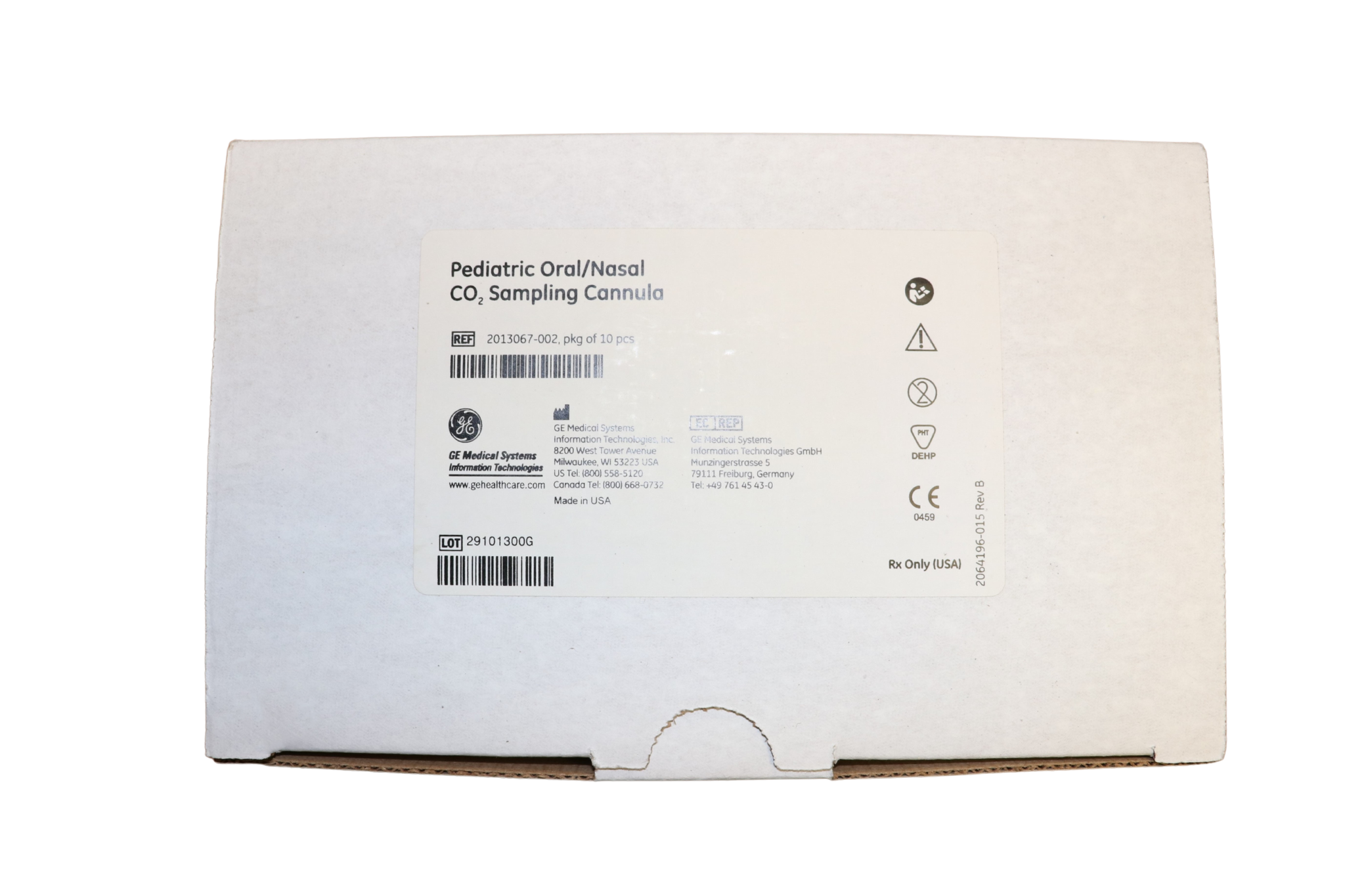 Pediatric Oral/Nasal CO2 Sampling with O2 Delivery Cannula 10/box (2013067-002