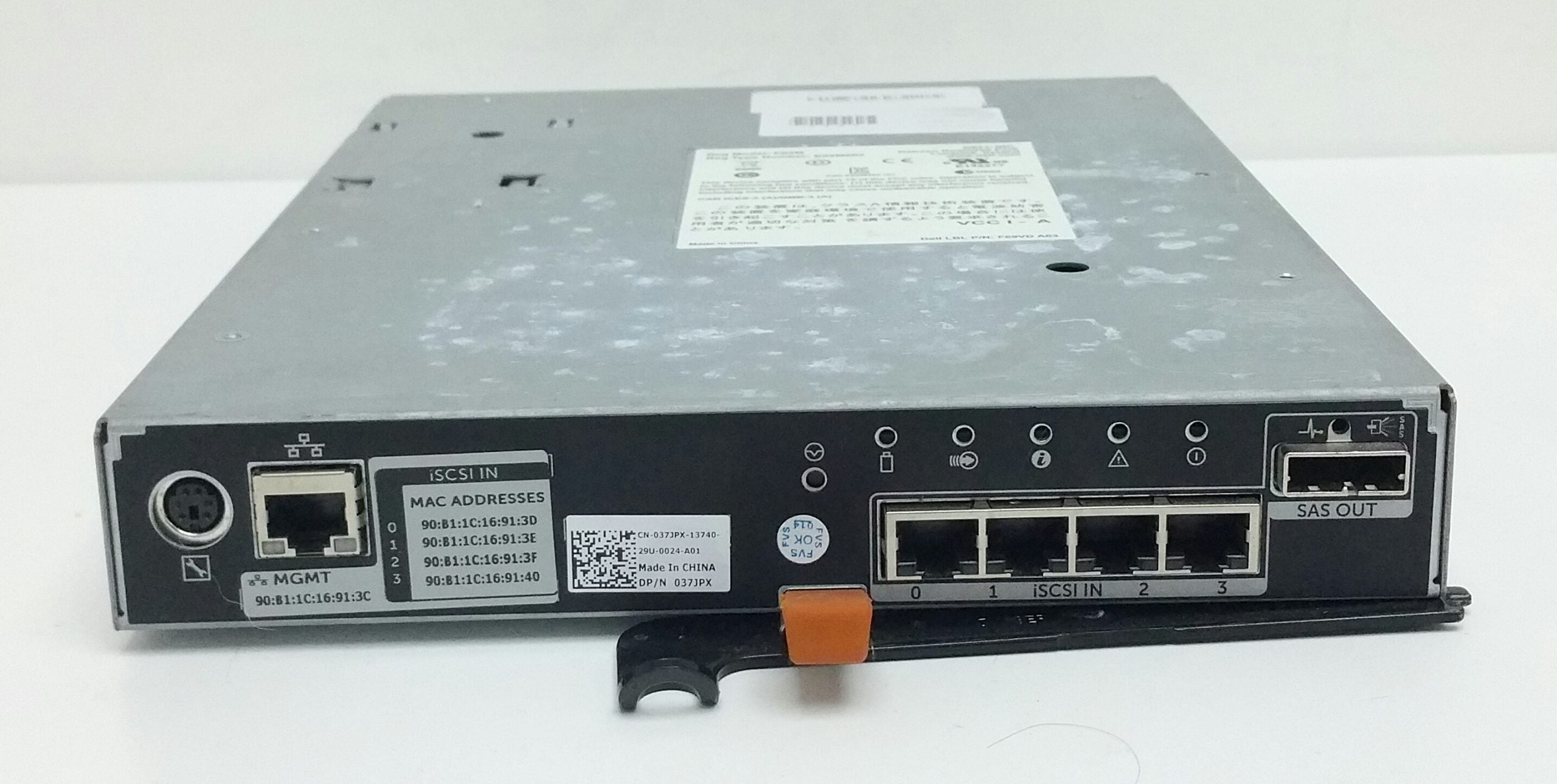 Dell E02M E02M002 Storage Area Network (SAN, 4 x 1GB RJ45 Ports, 1 x 3GB SAS Ports