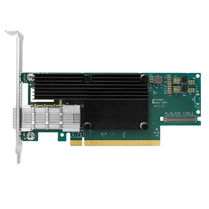 NVIDIA Mellanox MCX653105A-HDAT ConnectX®-6 InfiniBand/VPI Adapter Card 200GbE/HDR, Single-Port QSFP56, PCIe 4.0 x 16, Tall&Short Bracket