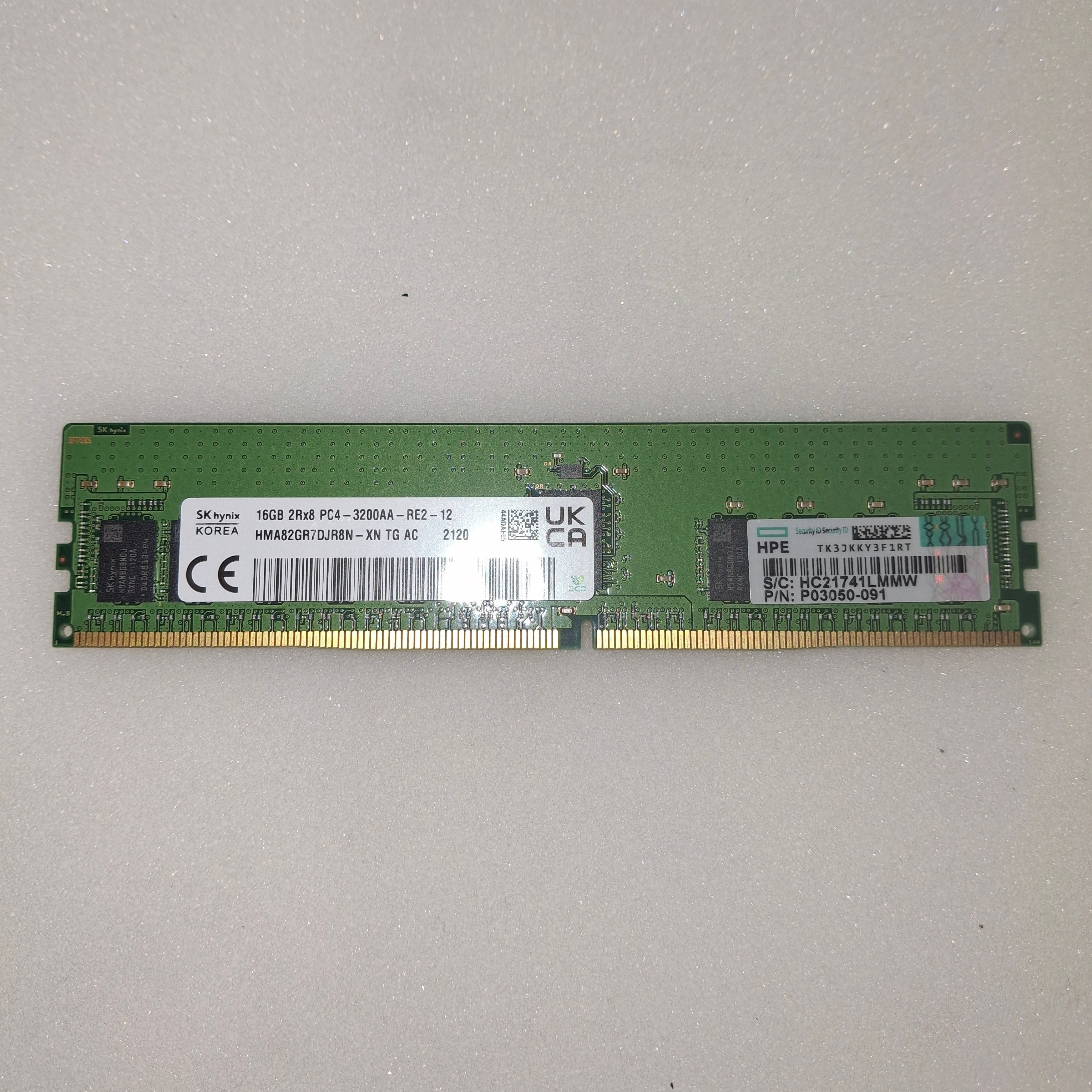 Hynix HMA82GR7DJR8N-XN P03050-091 - 16GB DDR4-2933 ECC RDIMM | Alo Tech Solutions