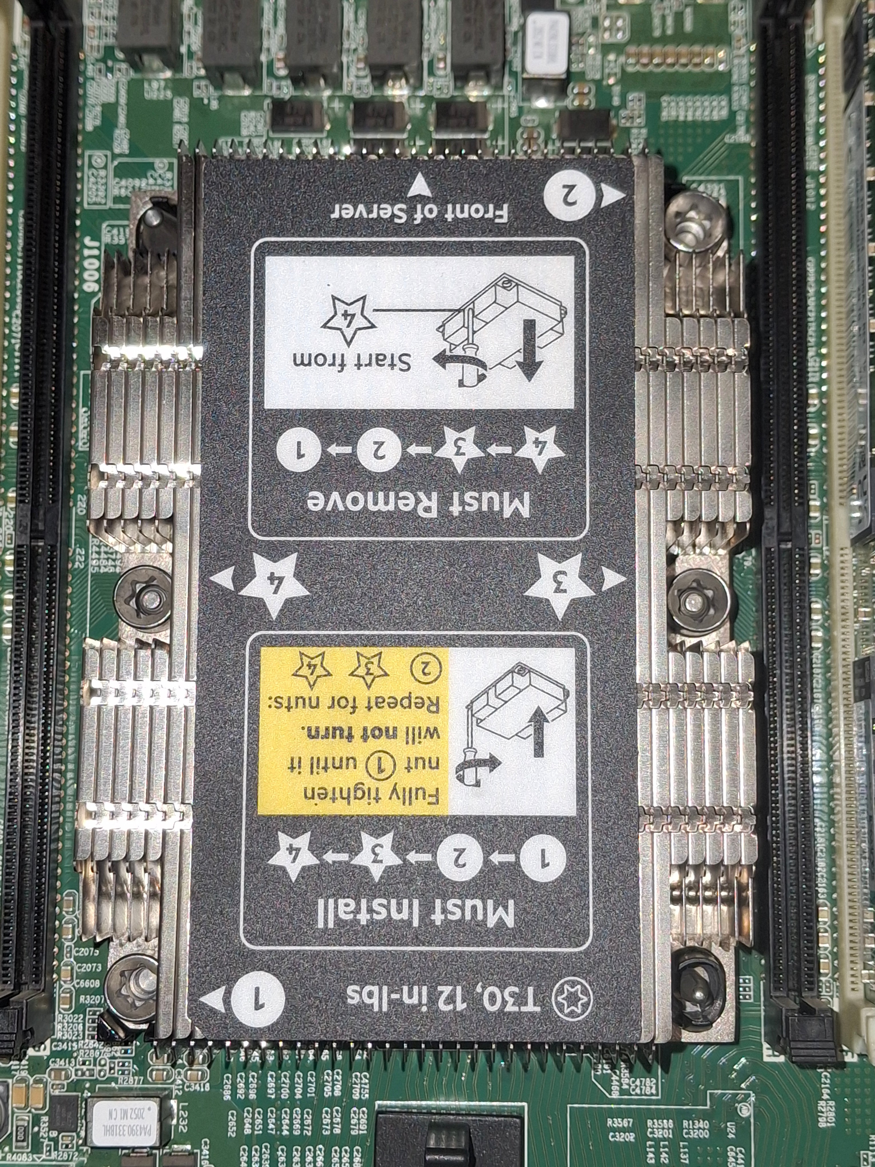 HPE P11709-001 - DL160 Gen10 System Board Label Detail | Alo Tech Solutions
