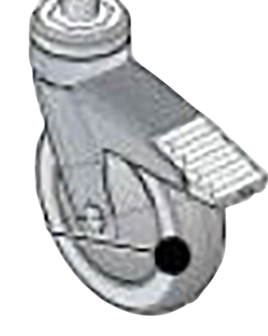 GE FRU Single Caster Wheel Fixed Locking Non-Conductive, MAC VU360