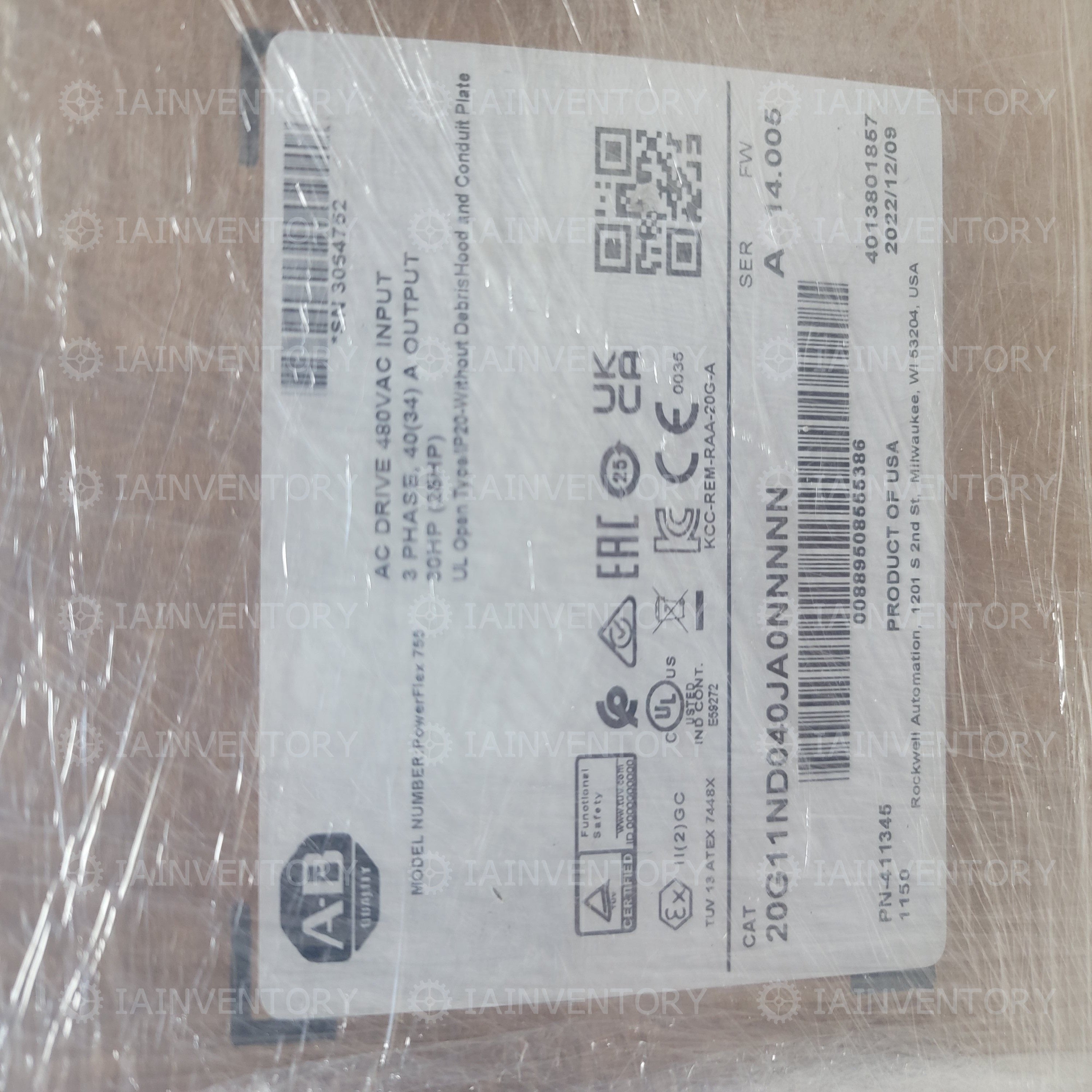 20G11ND040JA0NNNNN Allen-Bradley