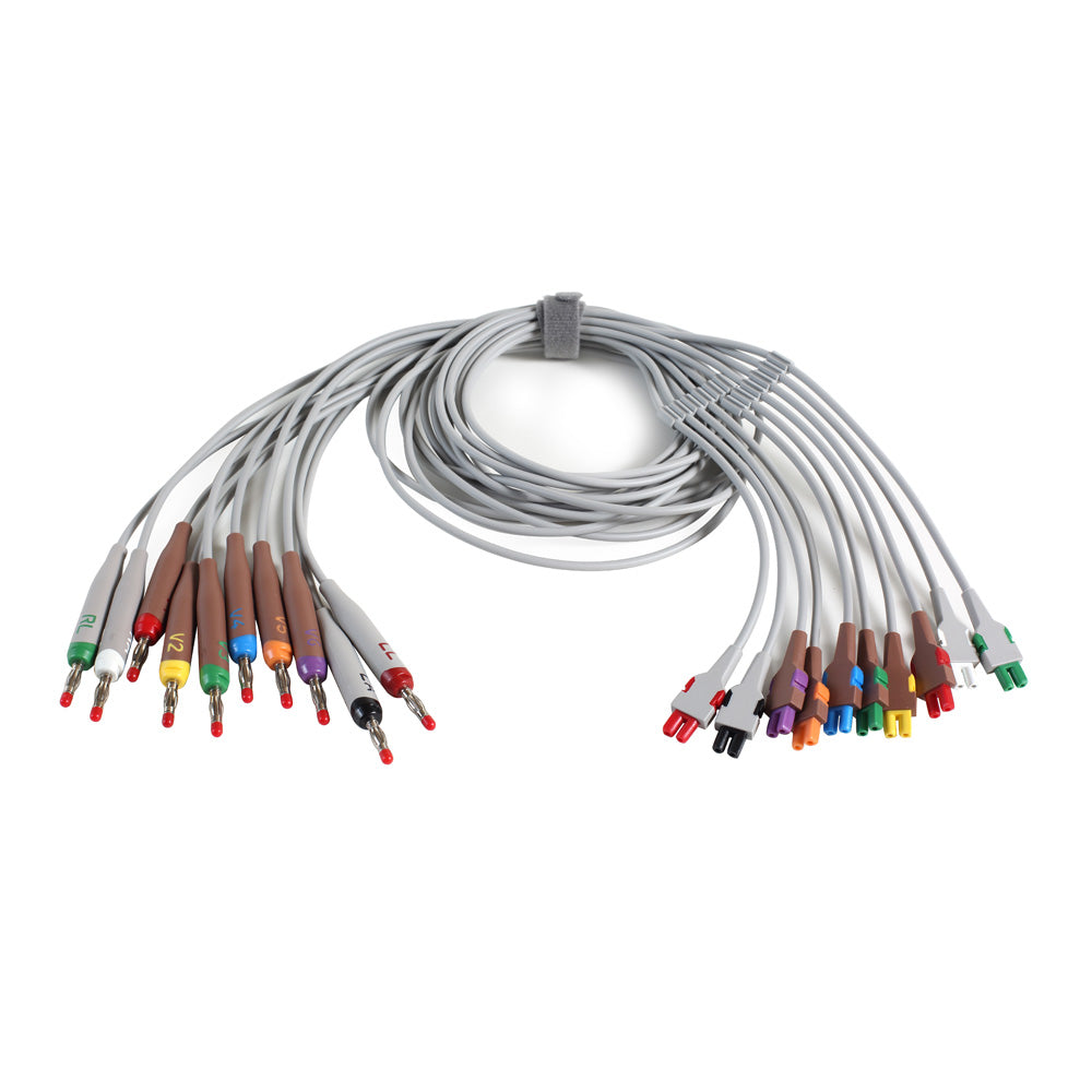 CAM 14 Patient Leadwire Set - 10 Lead, Banana (2104724-001, 2016032-001, 2104724-005