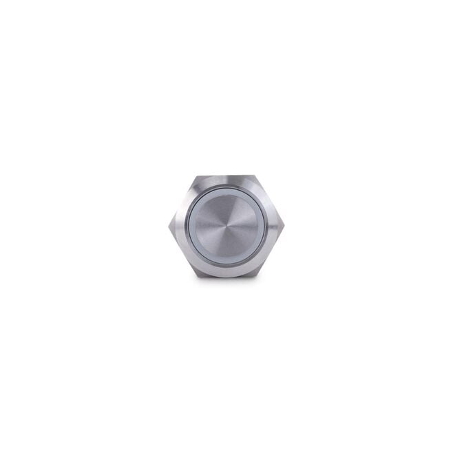 Sierra AV10100B Push-Button Switch, Off/On, Blue Halo LED, 20A