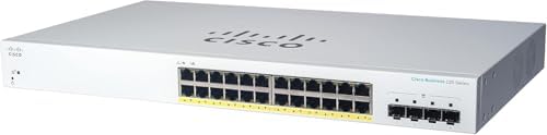 Cisco Business CBS220-24T-4X Smart Switch | 24 Port GE | 4x10G SFP+ | 3-Year Limited Hardware Warranty (CBS220-24T-4X-NA