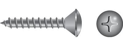 Seachoice SC6295 Phillips Tapping Screws Oval Head, #12 x 5/8"