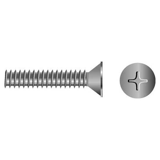 Seachoice MP0767SC SS Phillips Machine Screw Flat Head, 10-24 x 3/4"