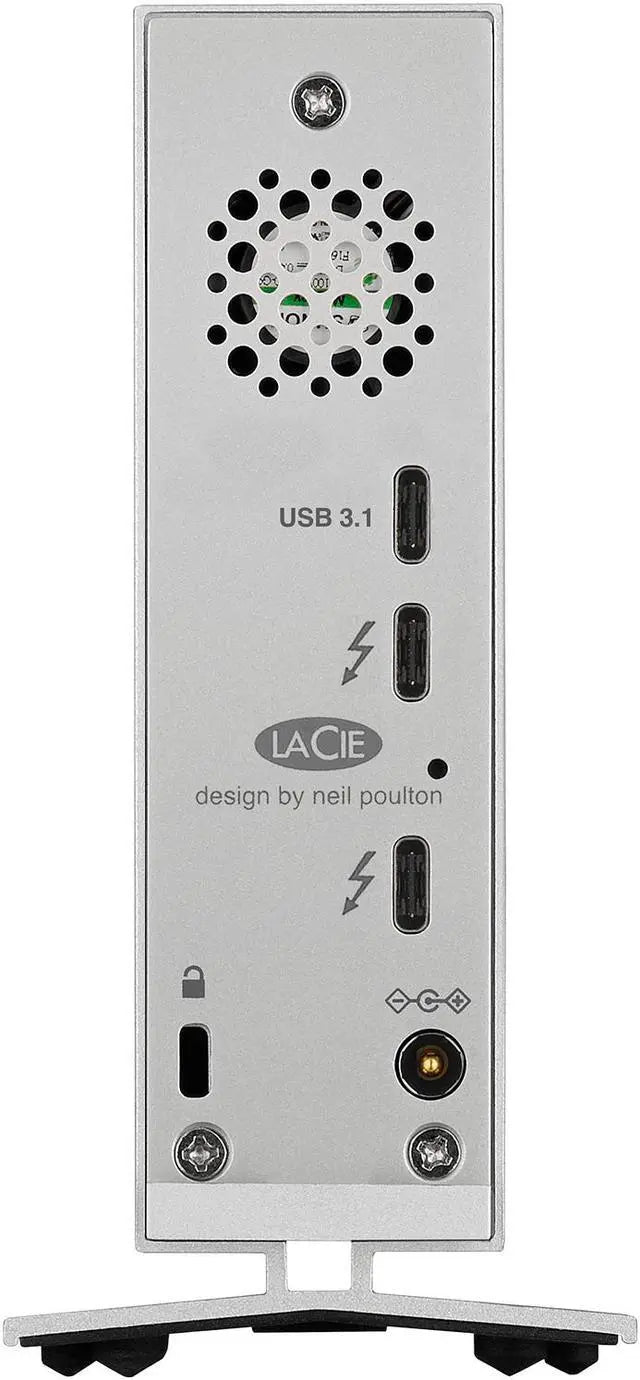 Alt view image 4 of 4 - LaCie d2 Thunderbolt 3, 8TB USB 3.1 External Hard Drive STFY8000400