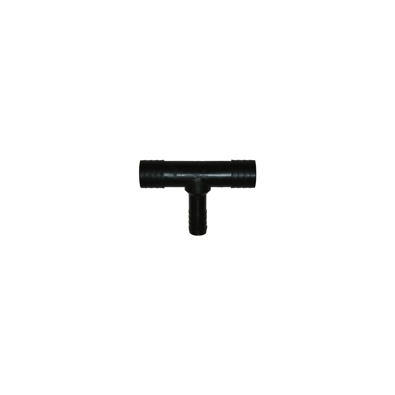 TH Marine TEE-150-DP T-H Marine Reducing Tee for Hose 1-1/2 x 3/4 x 1-1/2", Black
