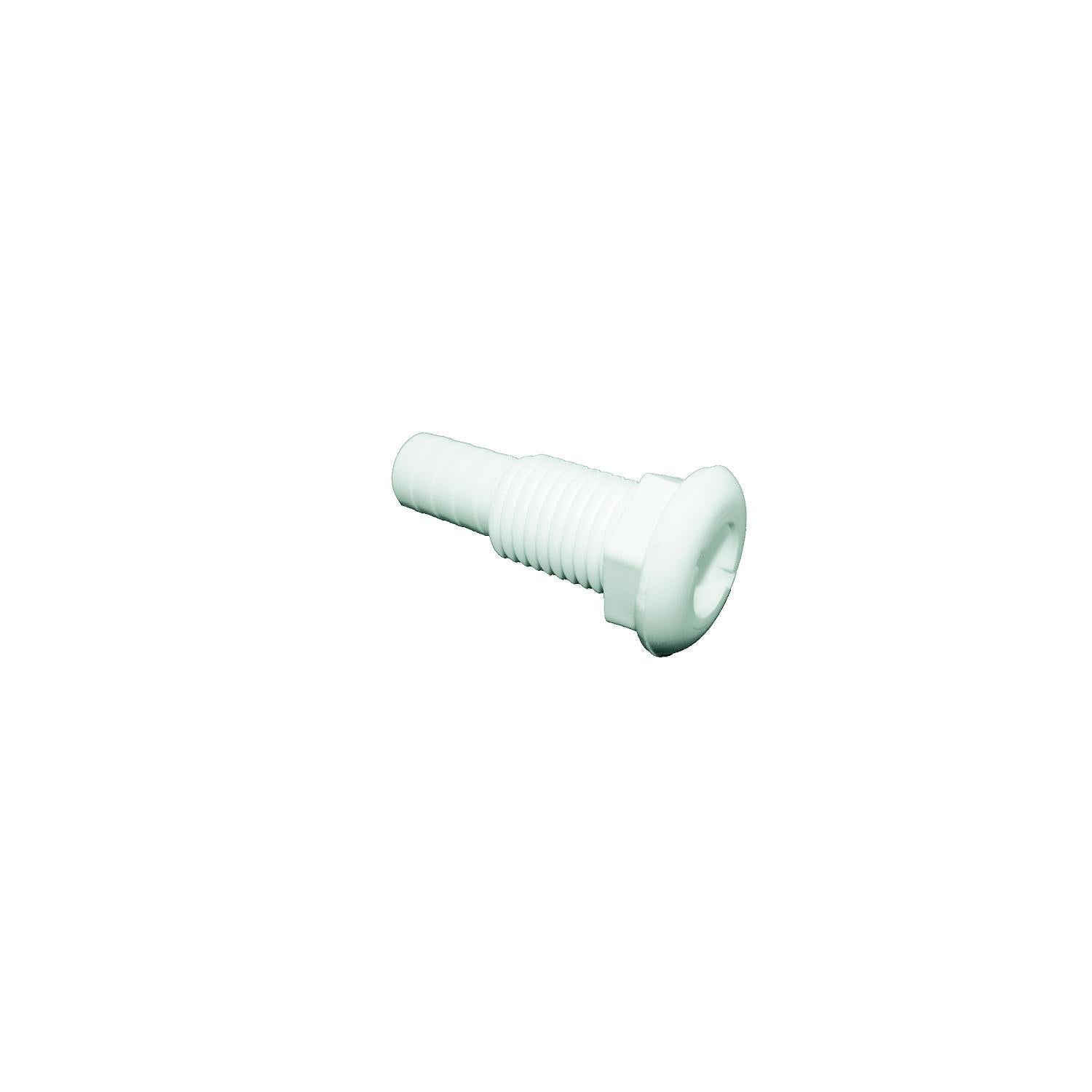 TH Marine TH-752-DP Thru Hull 3/4 Straight White