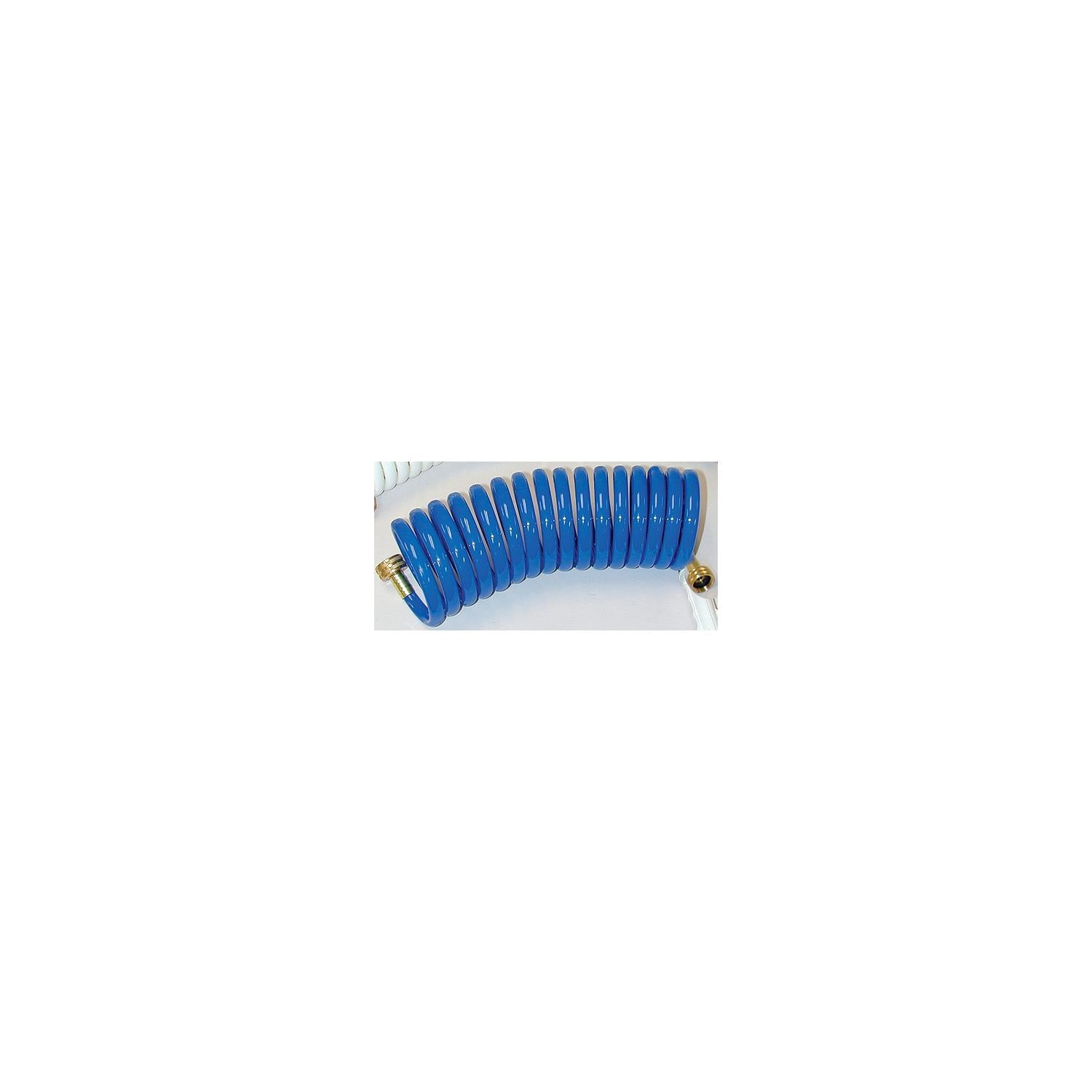 TH Marine WDHBR-25B-B-DP T-H Marine Coiled Washed Down Hose w/ Straight Nozzle