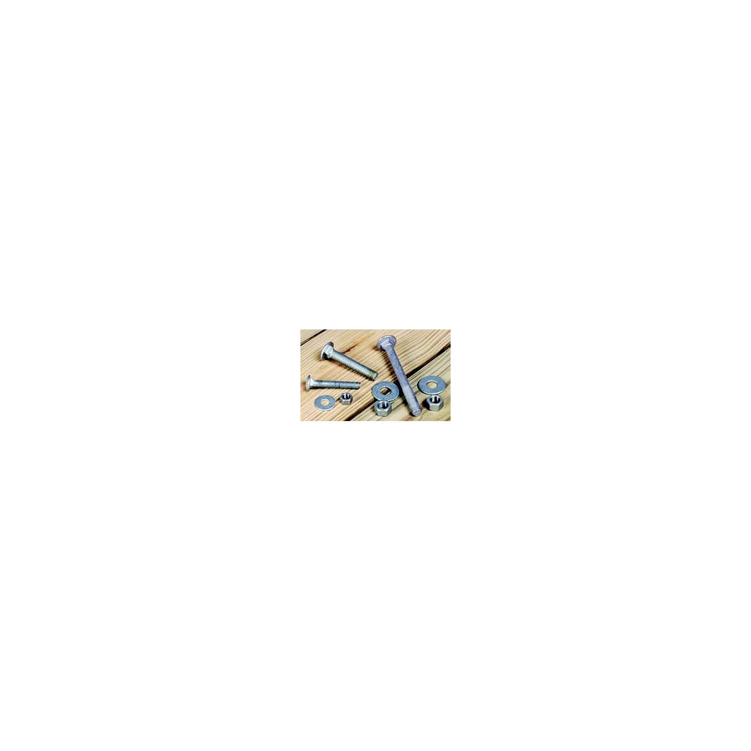 Tie Down Engineering 26535 Dock Hardware Hot Dipped Galvanized Carriage Bolt Set, (8 Per Bag)
