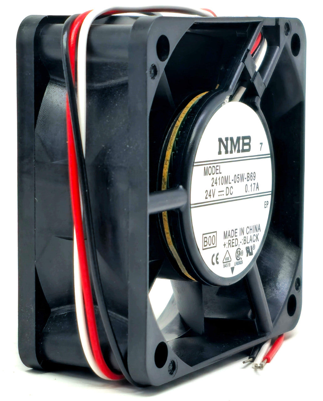 NMB 2410ML-05W-B69-B00 - 60x60x25mm DC24V 0.17A 3-Wire Connector Cooling Fan