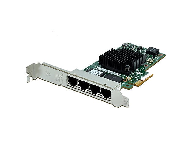 Dell X8DHT Network Card I350-T4 PCI-E 2.1 x4 5 GT/s 10 / 100 / 1000 Quad Port Gigabit Ethernet Server Adapter