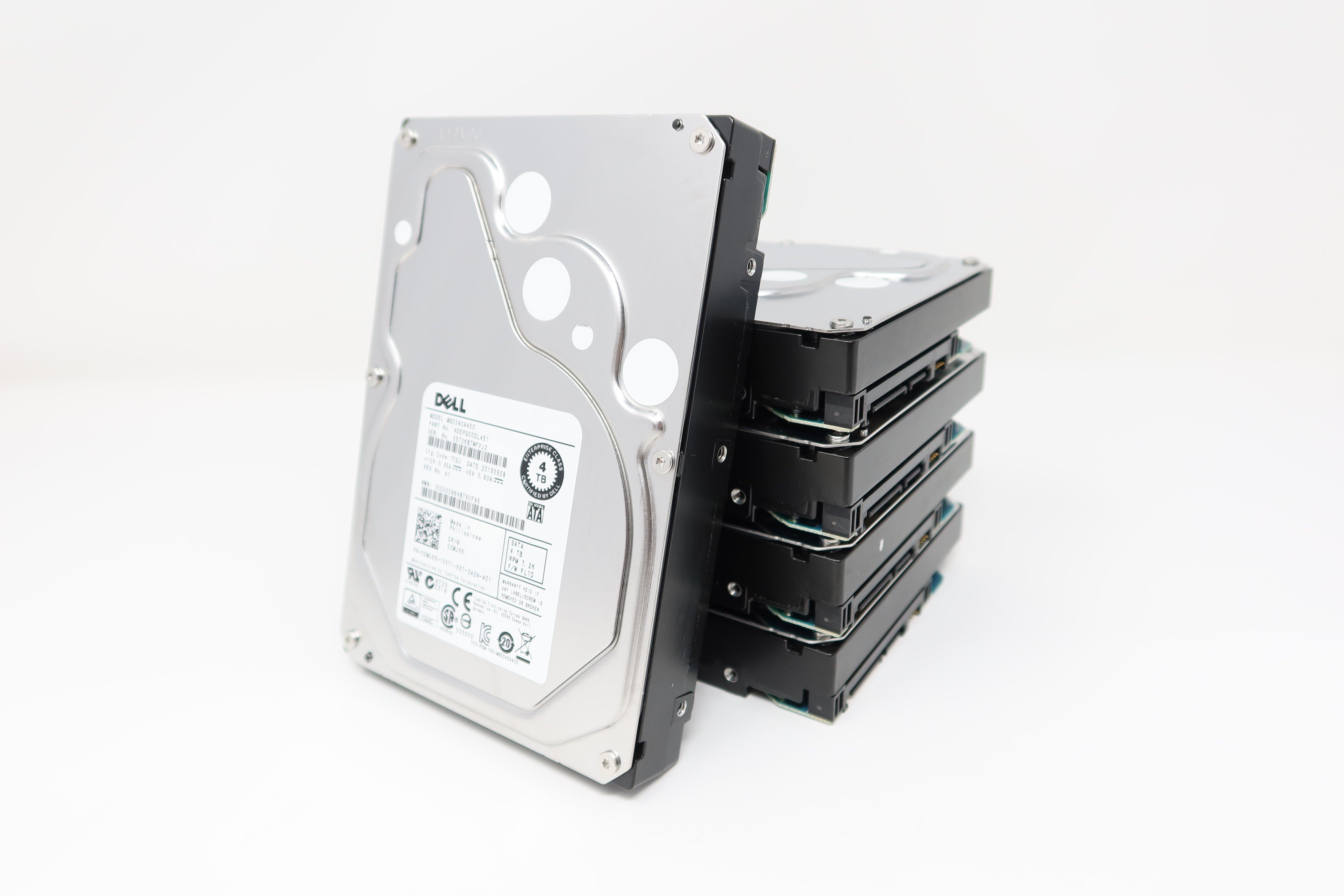 Toshiba MG03ACA400 Dell 4TB 7.2K SATA 3.5IN (Lot of 5pc)